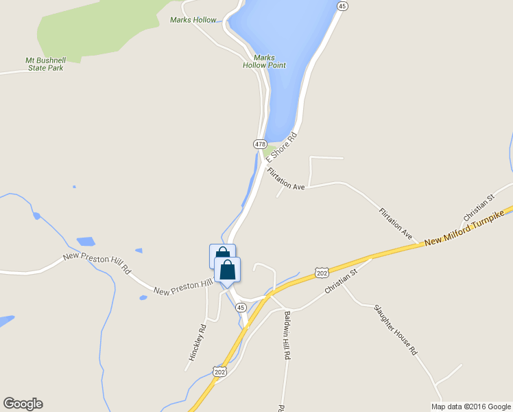 map of restaurants, bars, coffee shops, grocery stores, and more near 46 East Shore Road in Washington