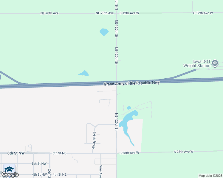 map of restaurants, bars, coffee shops, grocery stores, and more near in Mitchellville