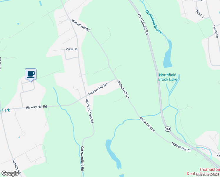 map of restaurants, bars, coffee shops, grocery stores, and more near 47 Hickory Hill Road in Thomaston