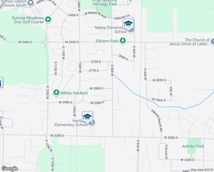 map of restaurants, bars, coffee shops, grocery stores, and more near 847 Forest Lane in Nibley