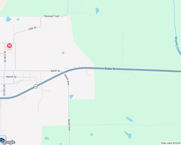 map of restaurants, bars, coffee shops, grocery stores, and more near 2600 State Street in Guthrie Center