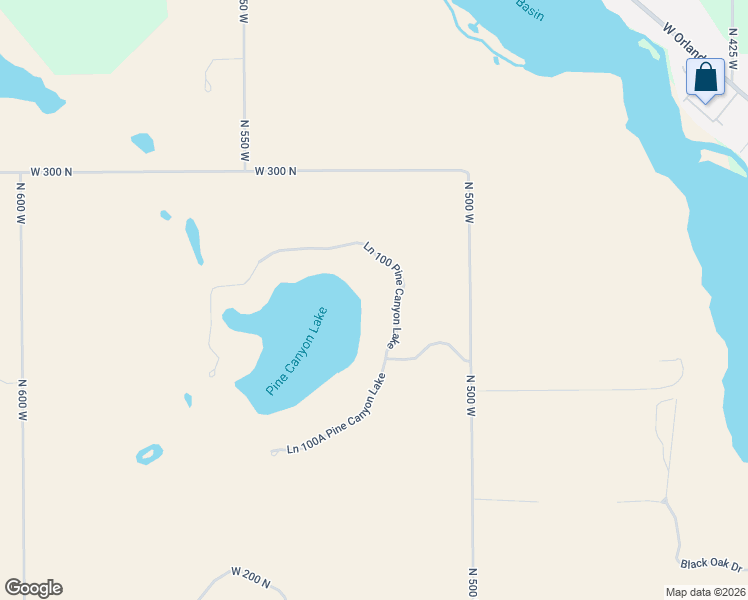 map of restaurants, bars, coffee shops, grocery stores, and more near 295 Ln 100 Pine Canyon Lake in Angola