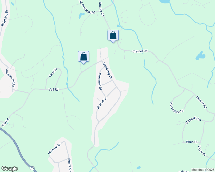 map of restaurants, bars, coffee shops, grocery stores, and more near 5 Carpenter Drive in Poughkeepsie