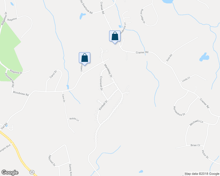 map of restaurants, bars, coffee shops, grocery stores, and more near 5 Carpenter Drive in Poughkeepsie