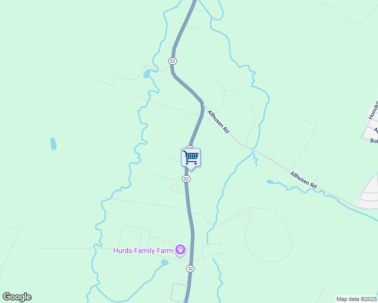 map of restaurants, bars, coffee shops, grocery stores, and more near 2249 Highway 32 in Modena