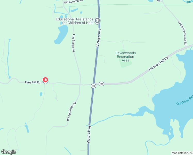 map of restaurants, bars, coffee shops, grocery stores, and more near 1670 Victory Highway in Coventry