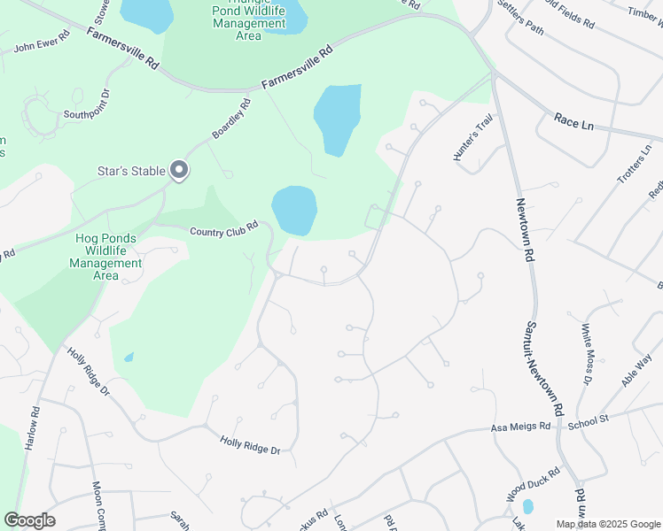 map of restaurants, bars, coffee shops, grocery stores, and more near 2 Honey Locust Lane in Sandwich