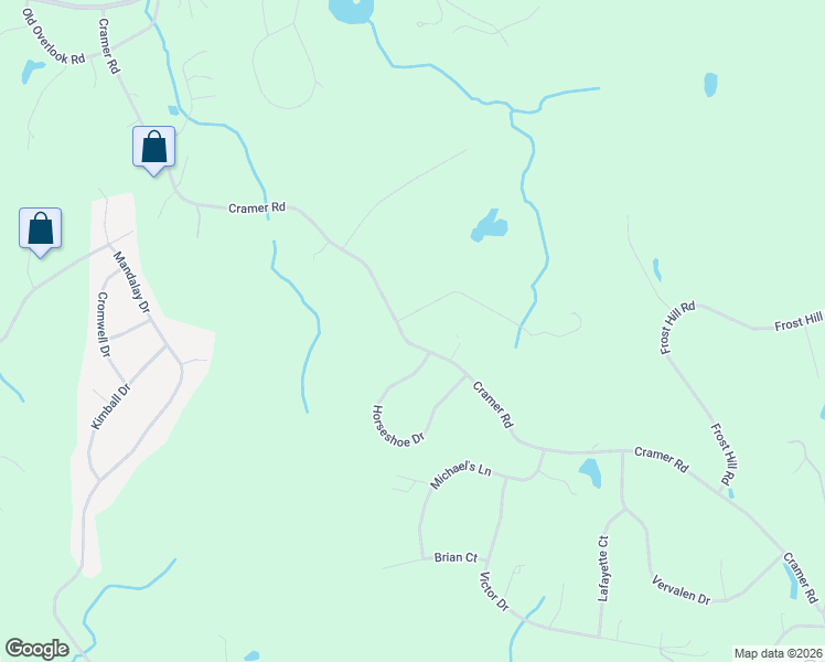 map of restaurants, bars, coffee shops, grocery stores, and more near 2 Linda Court in Poughkeepsie