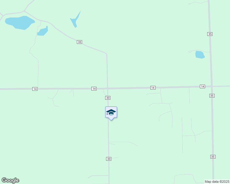 map of restaurants, bars, coffee shops, grocery stores, and more near 14976 County Road 14 in Middlebury