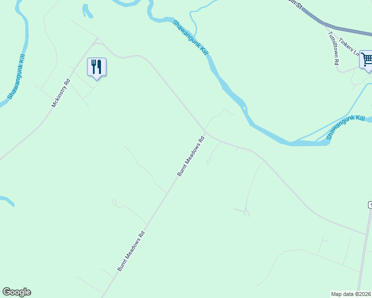 map of restaurants, bars, coffee shops, grocery stores, and more near 33 Burnt Meadow Road in Gardiner