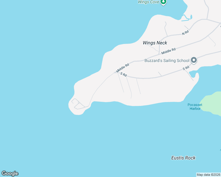 map of restaurants, bars, coffee shops, grocery stores, and more near 461 Wings Neck Road in Bourne