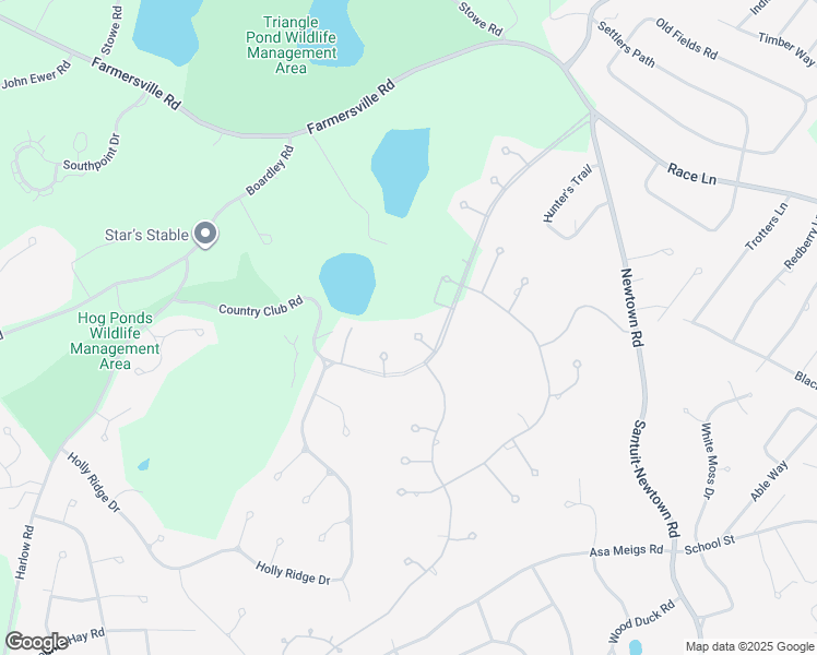 map of restaurants, bars, coffee shops, grocery stores, and more near 2 Honey Locust Lane in Sandwich