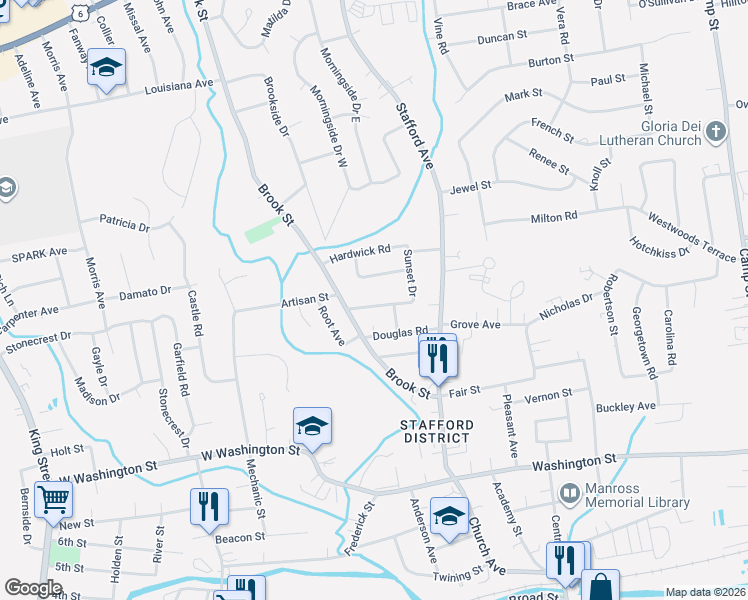 map of restaurants, bars, coffee shops, grocery stores, and more near 39 Rudolph Road in Bristol