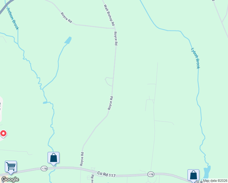 map of restaurants, bars, coffee shops, grocery stores, and more near 241 Royce Road in White Lake