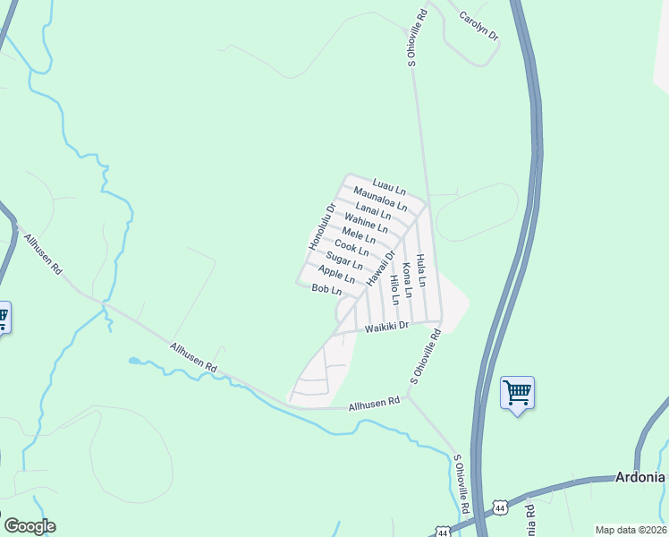 map of restaurants, bars, coffee shops, grocery stores, and more near 14 Apple Lane in Modena