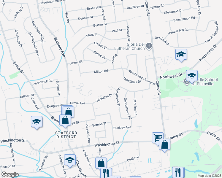 map of restaurants, bars, coffee shops, grocery stores, and more near 21 Nicholas Court in Bristol