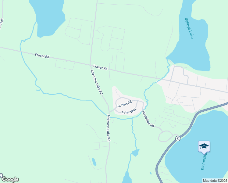 map of restaurants, bars, coffee shops, grocery stores, and more near 15 Kathleen Court in Kiamesha Lake
