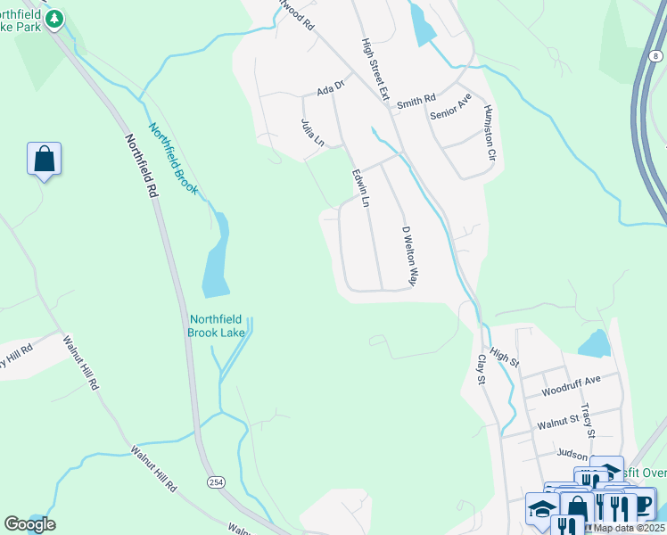 map of restaurants, bars, coffee shops, grocery stores, and more near 360 D Welton Way in Thomaston