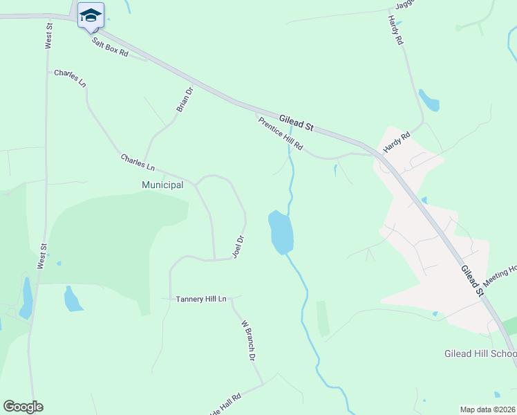 map of restaurants, bars, coffee shops, grocery stores, and more near 49 Joel Drive in Hebron