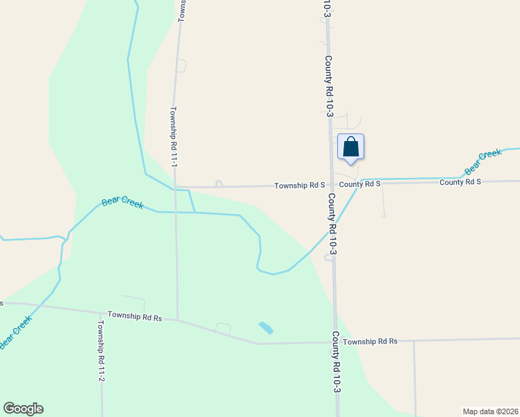 map of restaurants, bars, coffee shops, grocery stores, and more near 10965 County Road South in Lyons