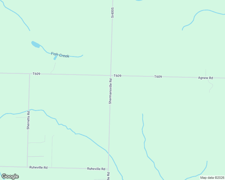 map of restaurants, bars, coffee shops, grocery stores, and more near 17807 Shermansville Road in Linesville