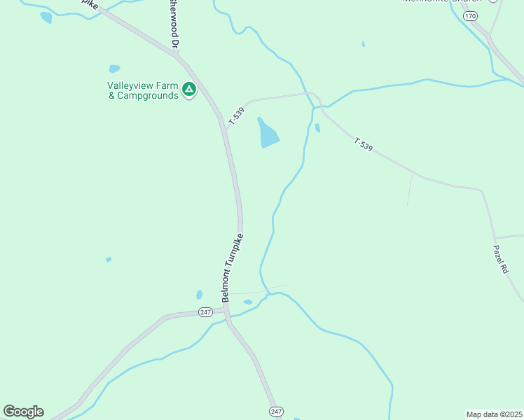 map of restaurants, bars, coffee shops, grocery stores, and more near 1523 Belmont Turnpike in Waymart