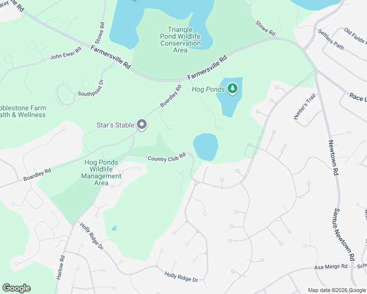 map of restaurants, bars, coffee shops, grocery stores, and more near 121 Country Club Road in Sandwich