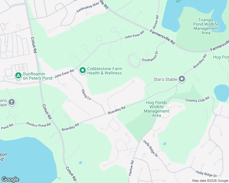 map of restaurants, bars, coffee shops, grocery stores, and more near 24 Clipper Circle in Sandwich