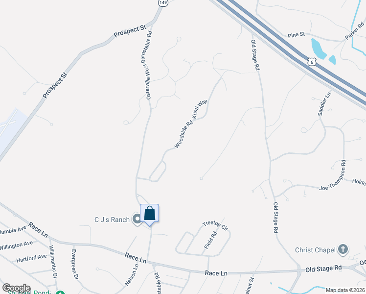 map of restaurants, bars, coffee shops, grocery stores, and more near 152 Woodside Road in Barnstable