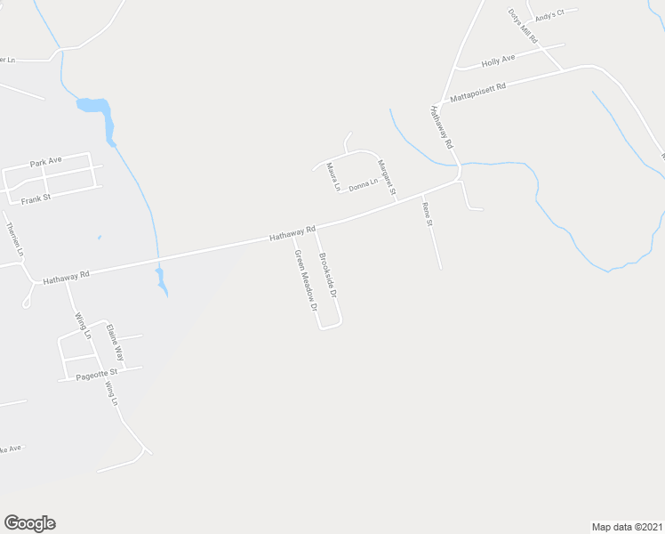 map of restaurants, bars, coffee shops, grocery stores, and more near 10 Brookside Drive in Acushnet