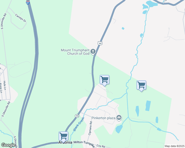 map of restaurants, bars, coffee shops, grocery stores, and more near 1428 U.S. 44 in Clintondale