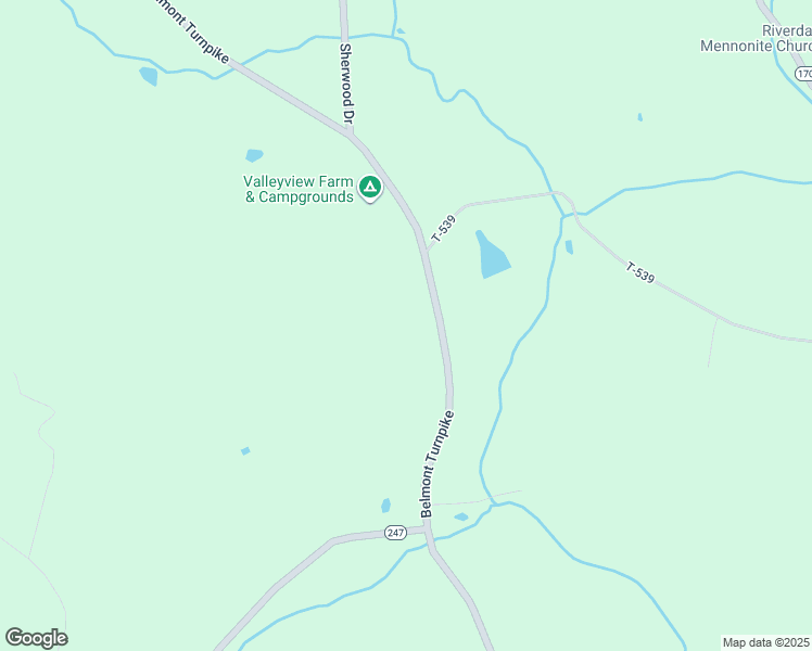 map of restaurants, bars, coffee shops, grocery stores, and more near 1523 Belmont Turnpike in Waymart