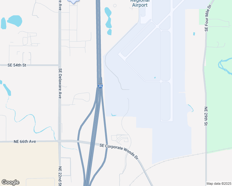map of restaurants, bars, coffee shops, grocery stores, and more near Interstate 35 in Ankeny