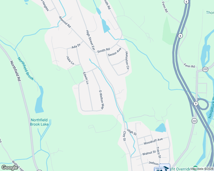 map of restaurants, bars, coffee shops, grocery stores, and more near 439 High Street Extension in Thomaston