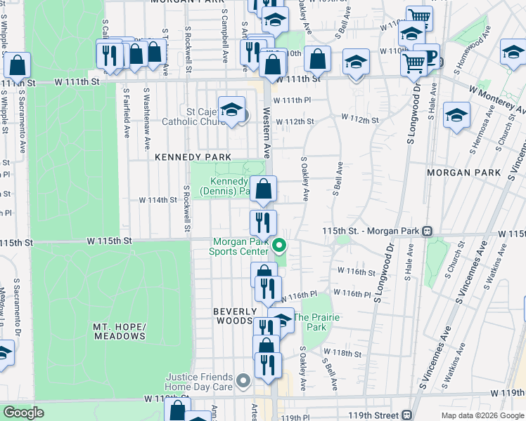 map of restaurants, bars, coffee shops, grocery stores, and more near in Chicago