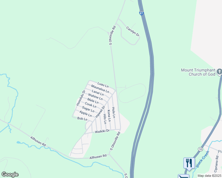 map of restaurants, bars, coffee shops, grocery stores, and more near 499 South Ohioville Road in New Paltz