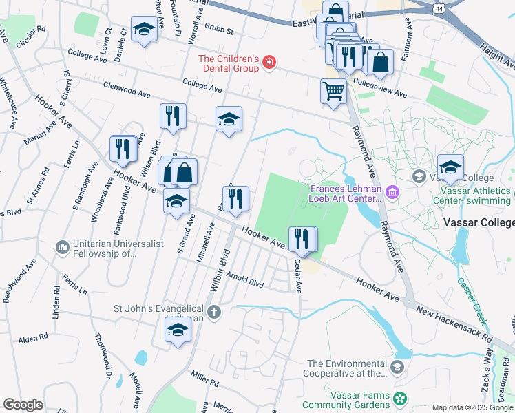 map of restaurants, bars, coffee shops, grocery stores, and more near 19 Ziegler Avenue in Arlington