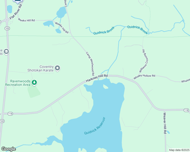 map of restaurants, bars, coffee shops, grocery stores, and more near 2414 Harkney Hill Road in Coventry