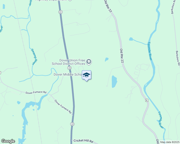 map of restaurants, bars, coffee shops, grocery stores, and more near 2368 New York 22 in Dover Plains