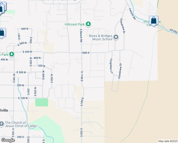 map of restaurants, bars, coffee shops, grocery stores, and more near 1139 470 East in Providence