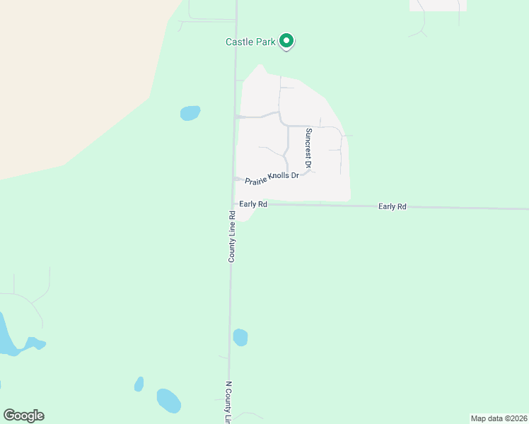 map of restaurants, bars, coffee shops, grocery stores, and more near 33048-33998 Early Road in New Carlisle