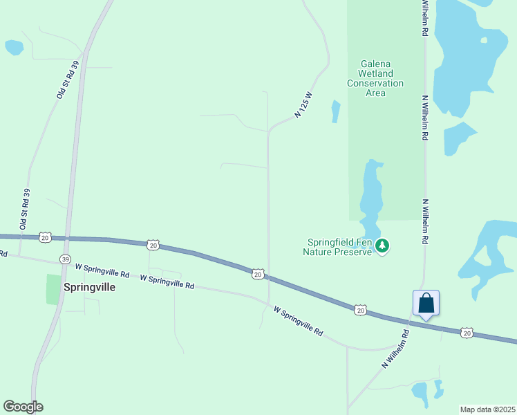 map of restaurants, bars, coffee shops, grocery stores, and more near 5512 North 125 West in La Porte