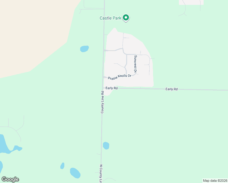 map of restaurants, bars, coffee shops, grocery stores, and more near 33048-33998 Early Rd in New Carlisle