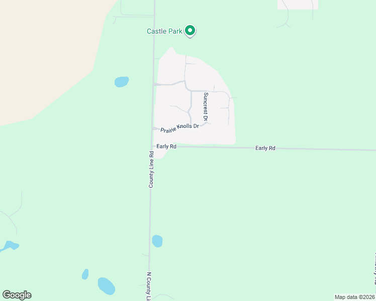 map of restaurants, bars, coffee shops, grocery stores, and more near 33048-33998 Early Road in New Carlisle