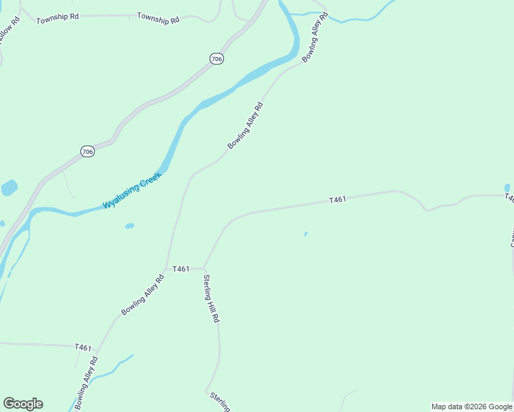 map of restaurants, bars, coffee shops, grocery stores, and more near 401 Valley View Road in Wyalusing