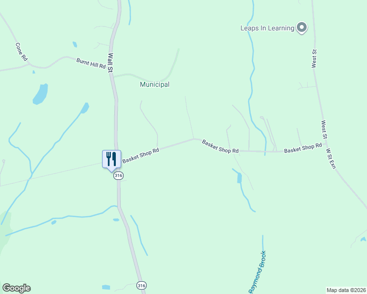 map of restaurants, bars, coffee shops, grocery stores, and more near 68 Basket Shop Road in Hebron