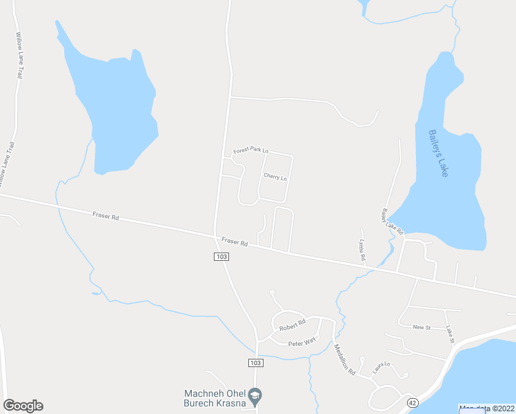 map of restaurants, bars, coffee shops, grocery stores, and more near 368 Anawana Lake Road in Monticello