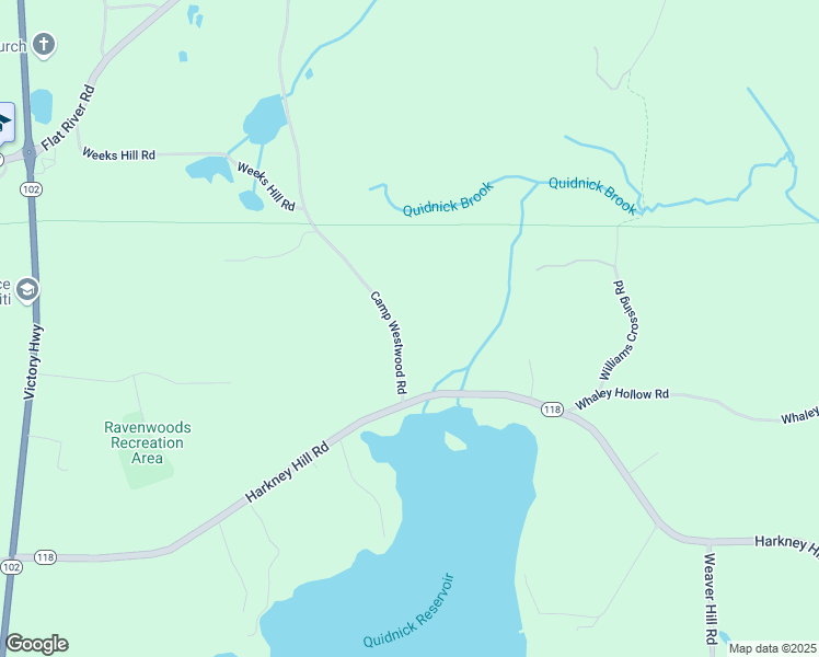 map of restaurants, bars, coffee shops, grocery stores, and more near 526 Camp Westwood Road in Coventry