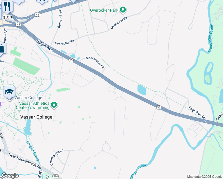 map of restaurants, bars, coffee shops, grocery stores, and more near 200 Manchester Road in Arlington