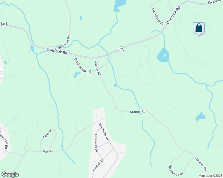 map of restaurants, bars, coffee shops, grocery stores, and more near 17 Cramer Road in Poughkeepsie